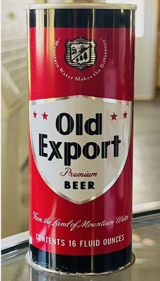 Old Export 16 oz Premium Beer Queen City Brewing Co. Cumberland MD Pull Tab Can