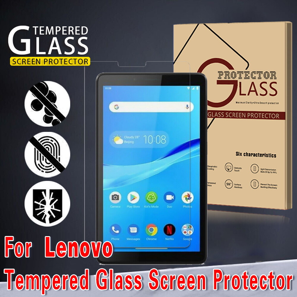 UK Tablet Tempered Glass Screen Protector Cover FOR Lenovo Tab E7