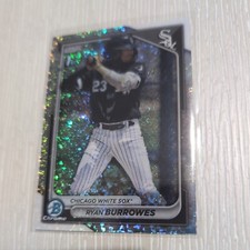 🔥2024 Bowman Chrome Ryan Burrowes 1st #BCP-119 Mini Diamond Refractor White Sox