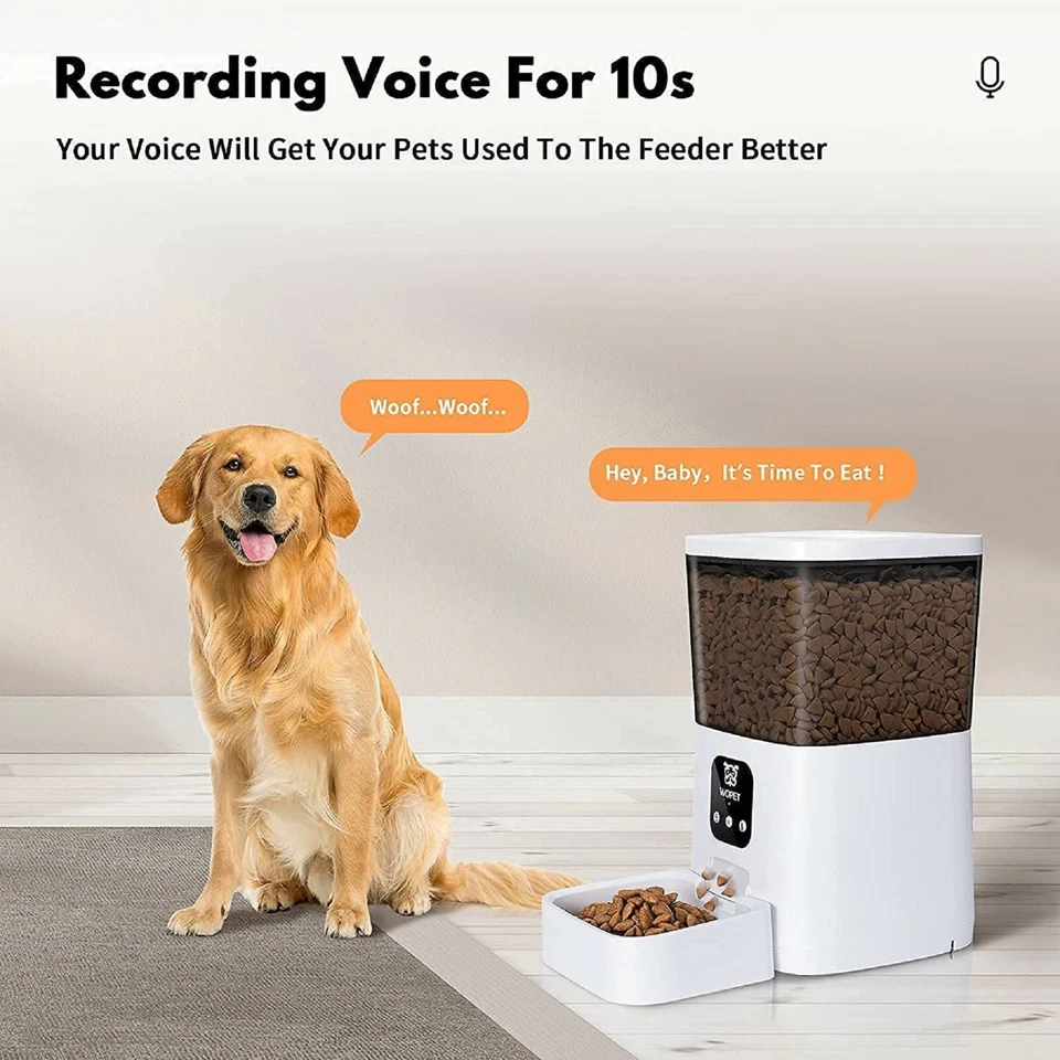 Dispensador De Comida Alimento Para Gatos Automatico WIFI Estando Fuera De Casa - Image 4 of 4