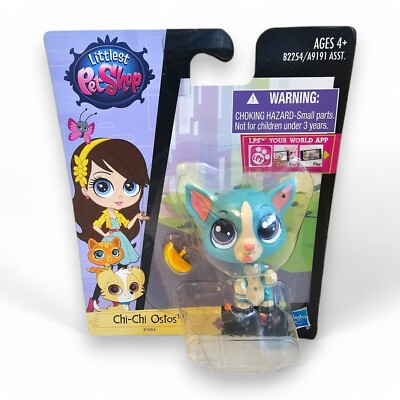 Hasbro Littlest Pet Shop #3884 Chi-Chi Ostos Corgi Dog Blue White New LPS 2014