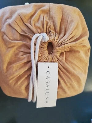 New Casaluna Solid Jersey Bronze Queen Sheet SET - TARGET BRANDS 70/30 - NWT