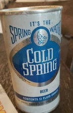 Cold Spring Beer   Straight Steel   Cold Spring  MN   Bottom Opened  wide seam 