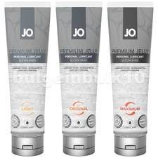 System JO Premium Jelly Silicone Based Lube Lubricant 4 oz - Choose Strength