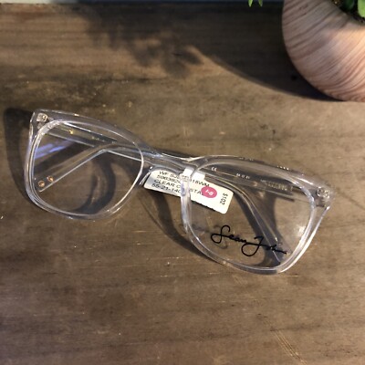 Sean John SJLO 6018 971 Clear Crystal Eyeglass Frames 55 21 140 NWT Sean John SJLO 6018 971 Clear Crystal Eyeglass Frames 55 21  main image 3