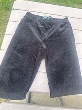 Polo Ralph Lauren Black Velvet Pants 6P