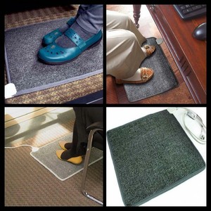 Cozy Toes Carpeted Foot Warming Heater Office Under Desk Feet