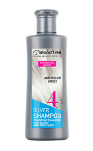 Blond Zeit Silber Shampoo Mit Anti Yellow Effect Silber Farbe 150ml Ebay