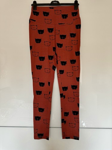 NEXT DAMEN SÜSSE KATZENGESICHTER DESIGN BAUMWOLLE LEGGINGS PYJAMA LOUNGEWEAR – GRÖSSE 12 - Bild 4 von 5