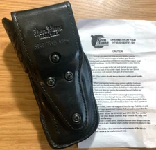 DON HUME LEATHERGOODS LYNX HOLSTER BLACK WEAVE H740-SH No. 40 - 4" on SALE!!!