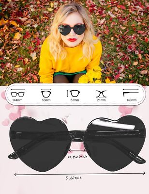 Sunglasses, 18 pairs Amazon.com: MIUSKATL 18 Pairs Heart Sunglasses Rimless Heart  main image 2