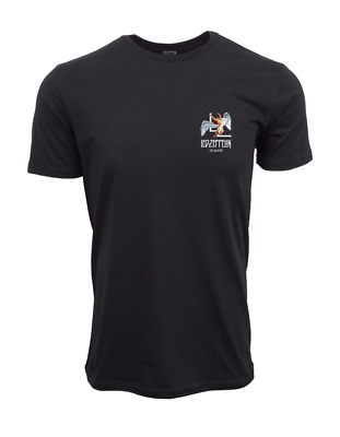 #ad LED ZEPPELIN LCARUS BLACK GRAPHIC T SHIRT $16.50