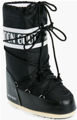 Womens Fashion Winter Warm Moon Snow Boots Women's Boots Non-slip Boots Black