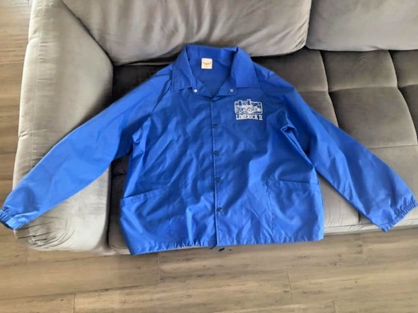 Vtg Auburn Sportswear "Limerick II" Nuclear Power Plant (PA) Wind Breaker - XL