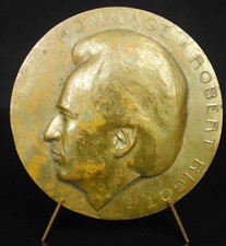 Medal Robert Rigot Sculptor Stone Cutter J Balland 70 mm