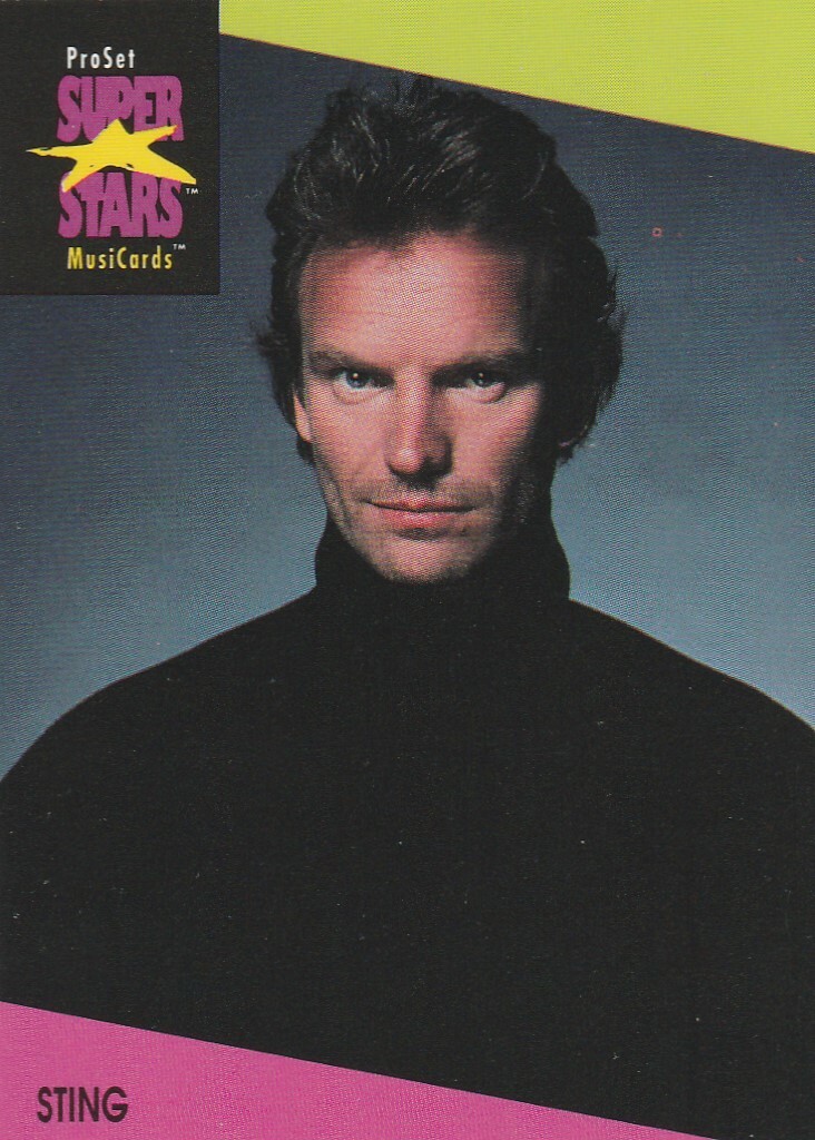 スティング スーパースターコンサートシリーズ PROSET SUPERSTAR MUSICARDS - STING NO 95 | eBay