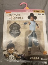Nickelodeon The Legend of Korra Korra Costume Girls Large 10/12 