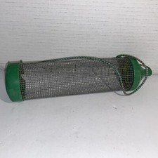 Vintage Arcadia Indiana Hubs Chub Cricket Bait Box Plastic Wire Mesh Tube