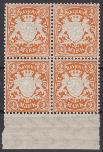 === Bavarian Citizen Coat of Arms Mi. 64y Gender Four / Lower Edge, Cat. ===