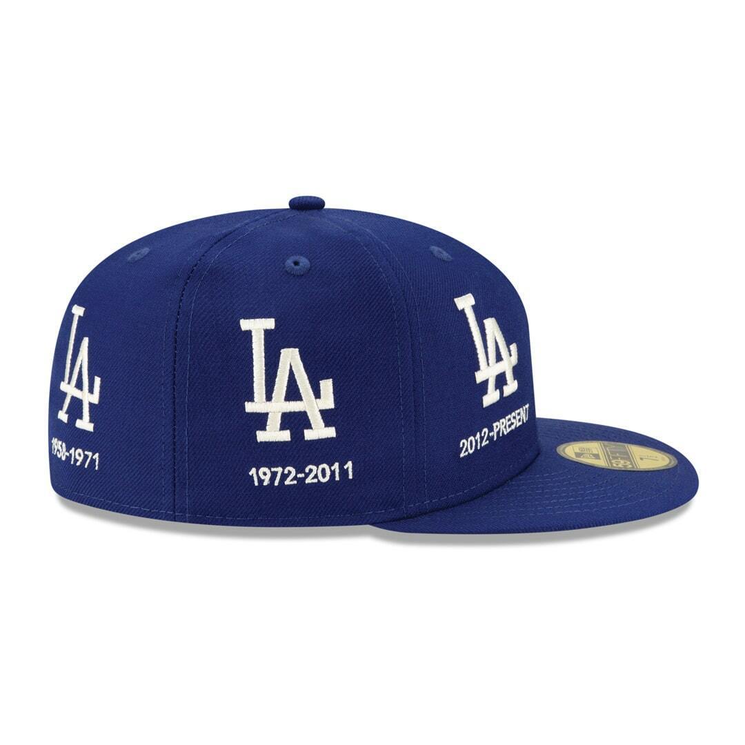 RARE New Era Los Angeles Dodgers Logo Progression 59FIFTY Fitted 