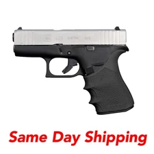 Hogue HANDALL Beavertail Handgun Grip Sleeve, Glock 43X,48, Black Rubber - 18210