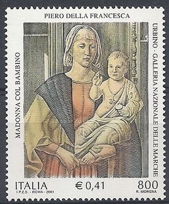 2001 ITALY PIERO DELLA FRANCESCA MNH **