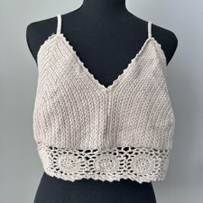 Abercrombie & Fitch Bralette Women 2XL Beige ...