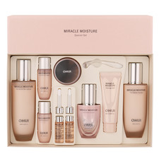 OHUI Miracle Moisture Pink Barrier 4pcs Special Set Skincare K-Beauty