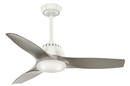 NEW Casablanca Wisp 44" Modern Ceiling Fan - White, LED Light, Remote, 59149 - Picture 3 of 11