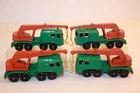 Lot of 4 Vintage 1965 Matchbox Lesney Eight 8 Wheel Crane #30 Trucks BPW