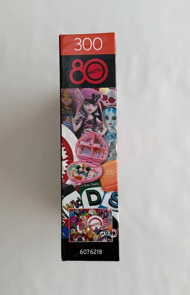 Quebra-cabeça Mattel 80º aniversário 300 peças - Imagem 3 de 4