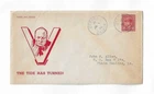 Canada 1942   3c War issue   single on FDC with a better patriotic cachet