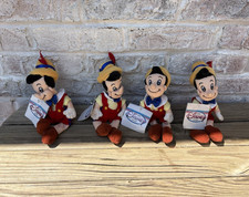 Disney Pinocchio Mini Bean Bag Plush 8" Lot Ages 3 with Tags lot of 4