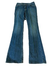 Carhartt Womens Denim Jeans Original Fit Tag Sz 4x32 Work Farm Faded 31  Inseam