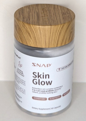 Snap Supplements Skin Glow, Pre-Post-Probiotic Blend, 30 Servings, Exp. 7/28
