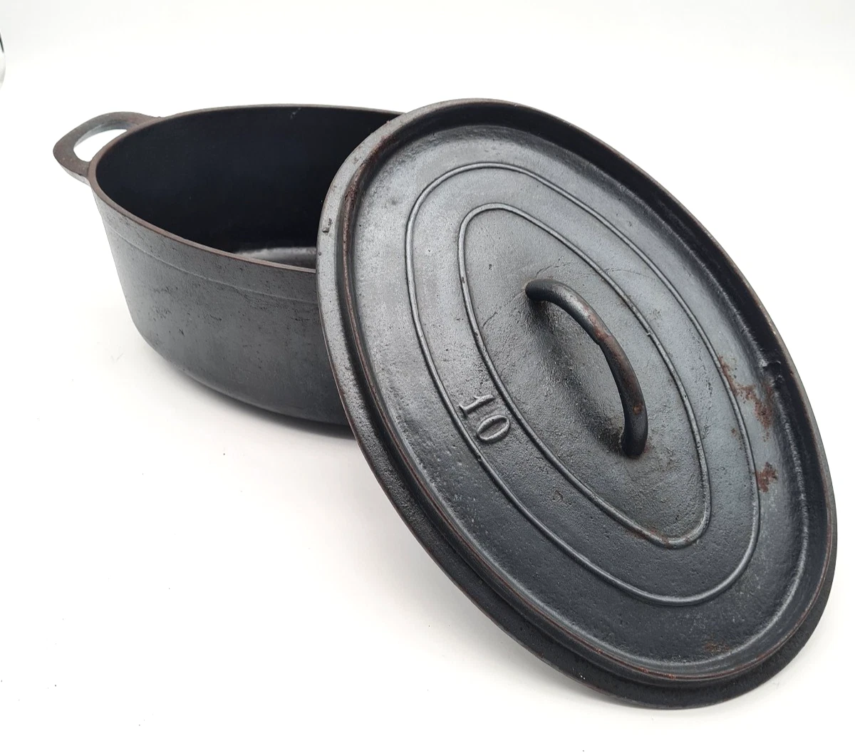 Fondue En Fonte Vintage - Marmite Faitout Design Ancien - Déco Cuisine Noir