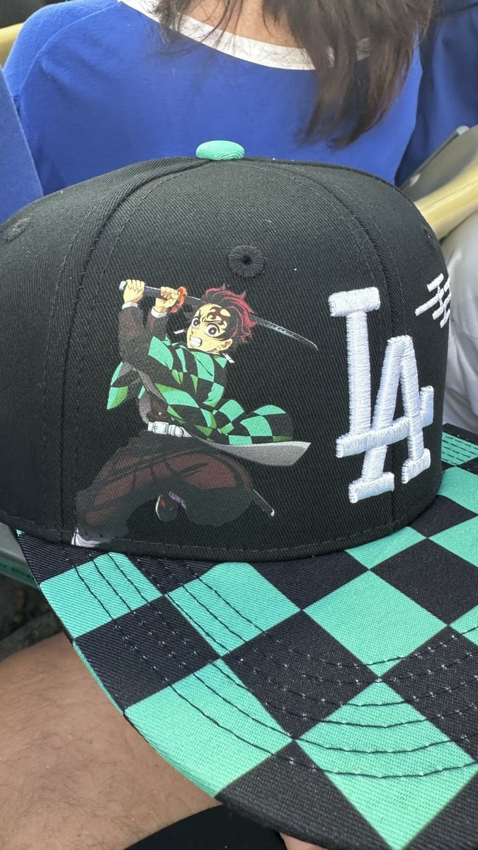 LA Dodgers × Demon Slayer キャップ 🔥 LOS ANGELES DODGERS DEMON SLAYER X STADIUM GIVEAWAY