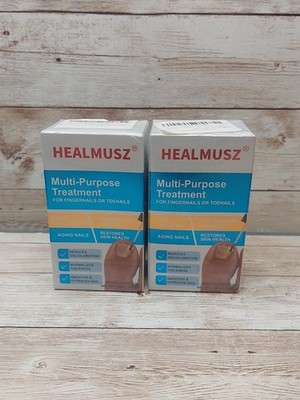 2 PACK - HEALMUSZ Multi-Purpose Toenail & Fingernails Repair Solution 30ml