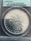 1878 P Morgan Dollar PCGS 7/8TF MS62PL PCGS OLD GREEN HOLDER