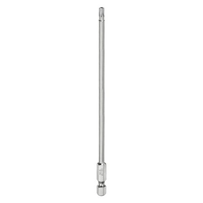 T20 Security Torx Bit 1/4'' Hex Shank 6'' Long Tamper Resistant Star Bits