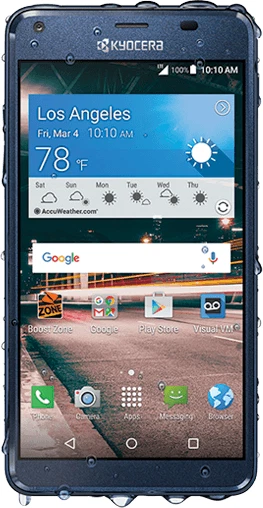 BoostMobile Hydro Reach Waterproof 4G LTE 8GB 5" Android Phone w/5MP Camera New - Image 3 of 4