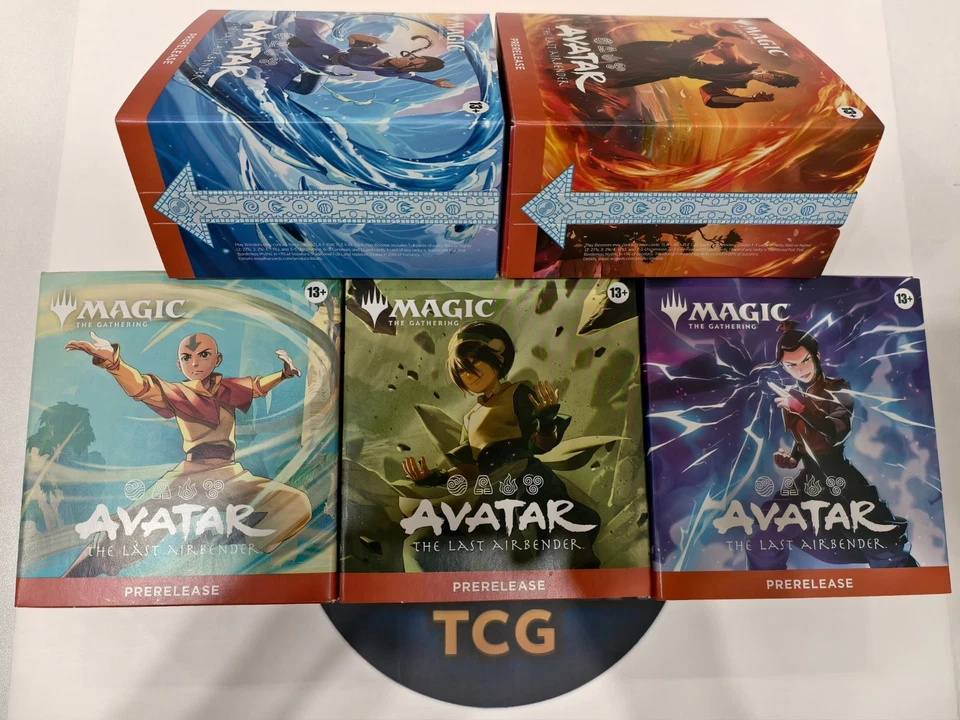 MTG Magic Avatar The Last Airbender Set of 5 Prerelease Packs FACTORY SEALED - Image 3 of 4