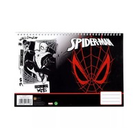 Spiderman World Of Webs A/4 Spiral-Skizzenbuch, 30 Blatt