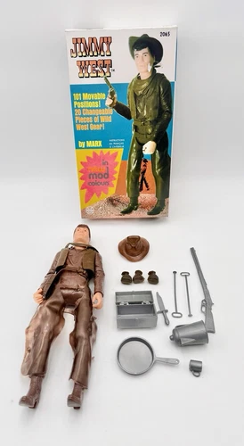 VINTAGE JIMMY WEST NO. 2065 (1975) CANADIAN JOHNNY WEST BROTHER MARX w/Access 2