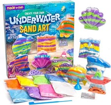 Colorful Underwater Sand Art for Kids - Perfect Group Activity Party Idea