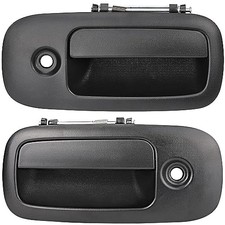 Pair Exterior Door Handles for 1996-2009 Chevy Express GMC Front Left Right
