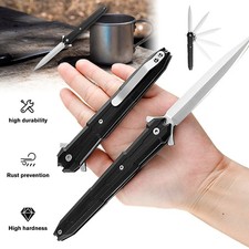 58HRC Tactical Pearl Spring Assisted Open Blade Folding EDC Pocket Knife US