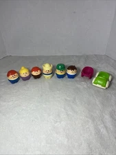 Vintage Little Tikes Toddle Tots Lot 6 Figures Chunky People 1 Car & 1 Chair