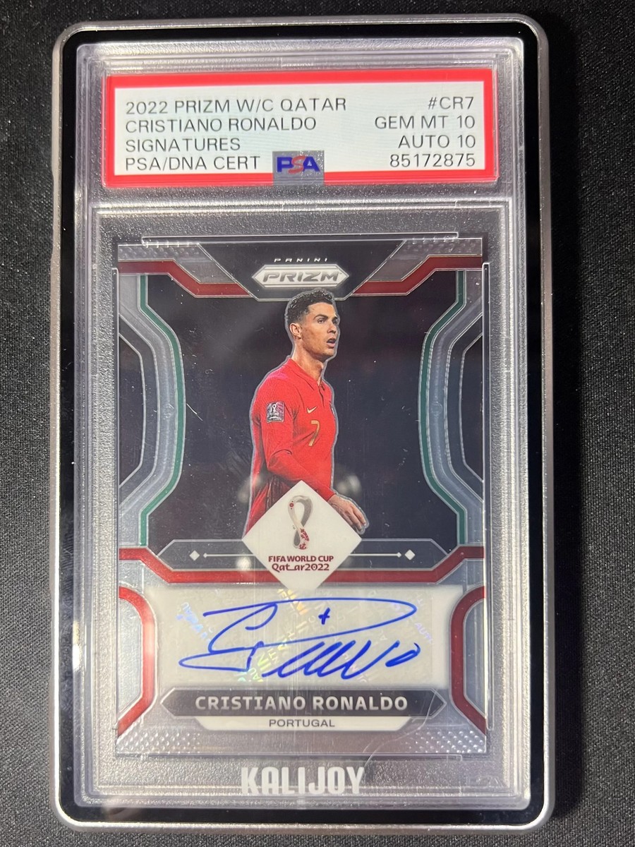 その他 2022 PANINI CRISTIANO RONALDO PSA10 2022 Panini Prizm PSA 10 FIFA World Cup Qatar Cristiano