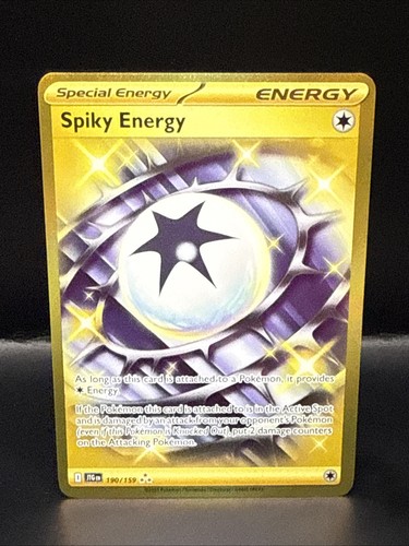 Pokémon Karte Stachelige Energie 190/159 Sv09: Gemeinsam Reise Holo Gold